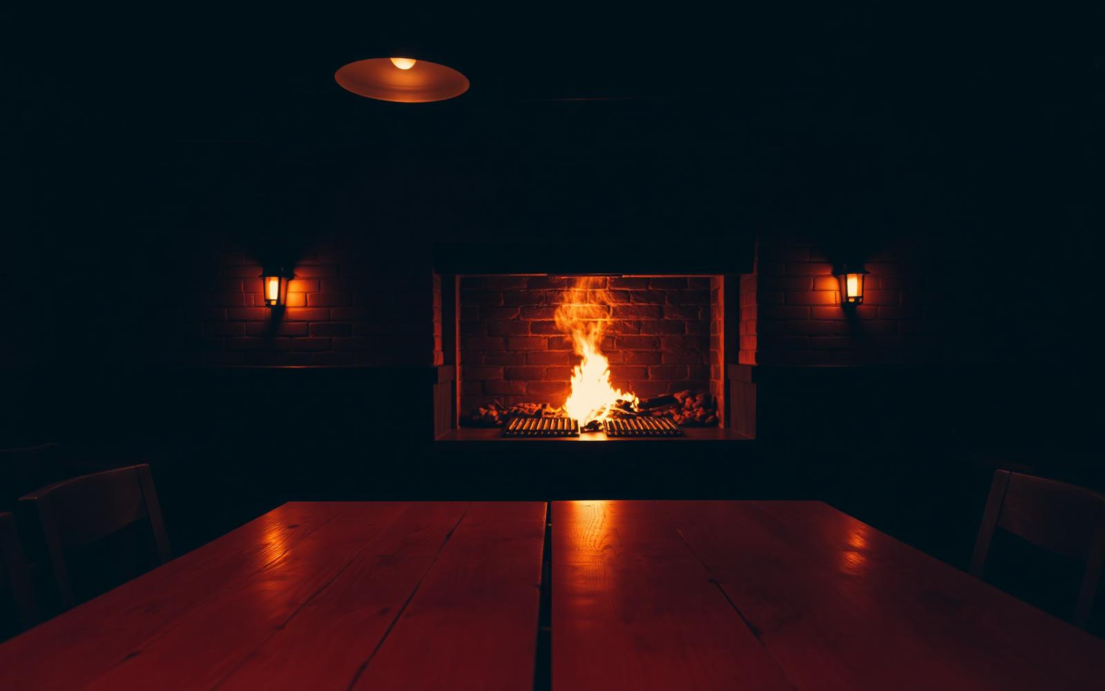 Brasa dining room at night